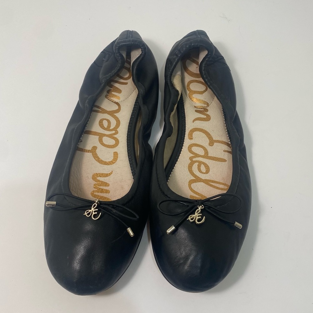 Sam Edelman Women's Black Leather
Felicia Ballet Flat Size 9 - Picture 4 of 7